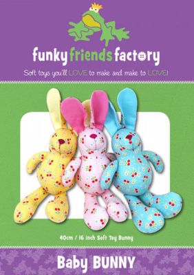 Funky Friends Factory: Baby Bunny Soft Toy Pattern