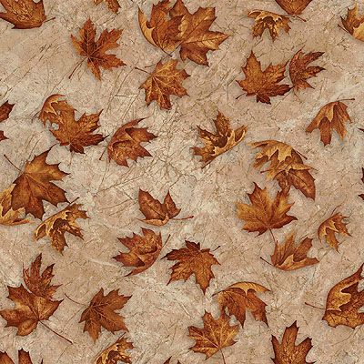 Stonehenge Windswept fabric: Windswept Leaves Brown (per 1/4 metre)