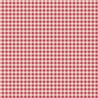 Tilda fabric: Creating Memories Winter Gingham Red