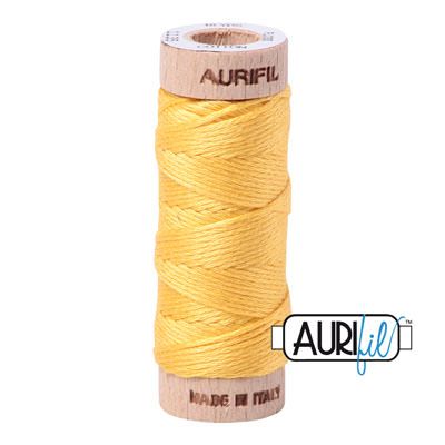 Aurifil Floss Cotton Thread 1135 Pale Yellow