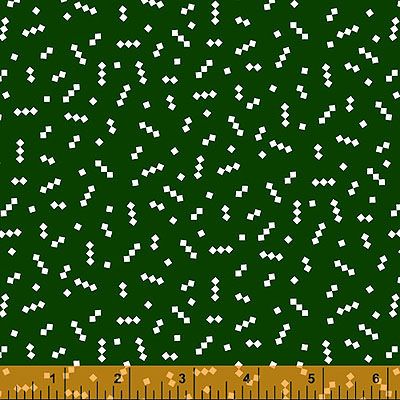 Posy Fabric: Mod Star Green (per 1/4 metre)