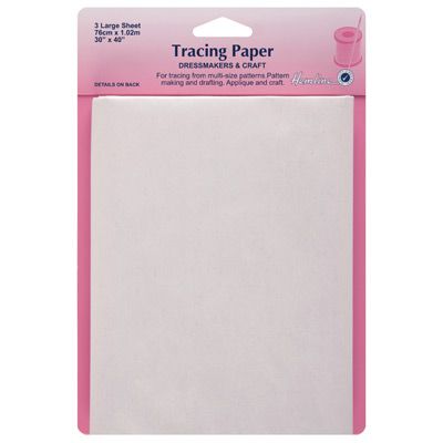 Hemline Tracing Paper: Plain  76 x 102cm