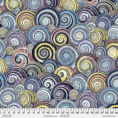 Kaffe Fassett Collective Fabric: Spiral Shells Contrast (per 1/4 metre)