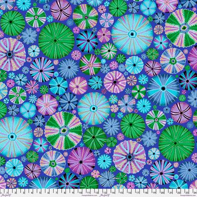 Kaffe Fassett Collective Urchin fabric Blue