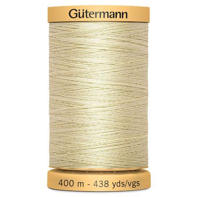 Gutermann Natural Cotton 50 Weight Thread 400m 828 Cream