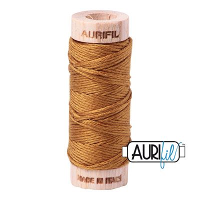 Aurifil Floss Cotton Thread 2975 Brass