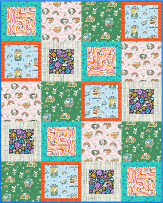 Snoopy Groovin' Accent Quilt Bundle