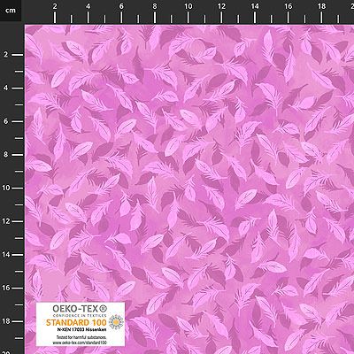 Quilters Coordinates fabric: Solaire Leaves Amethyst (per 1/4 metre)