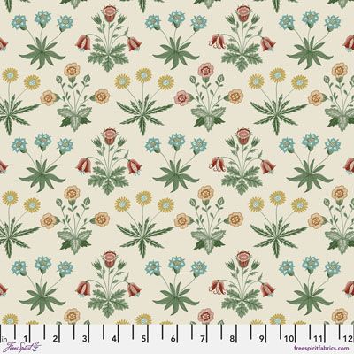 William Morris Emery Walker Fabric: Daisy, multi