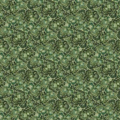 Wild Harvest fabric: Tree Fungi, Green