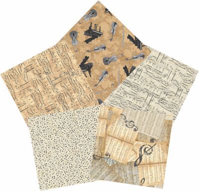 My Classic Songs Fat Quarter Bundle