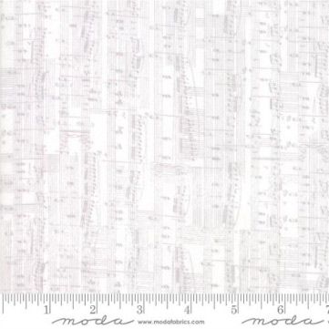 Music Fabric: Composition Notes on White (per 1/4 metre)