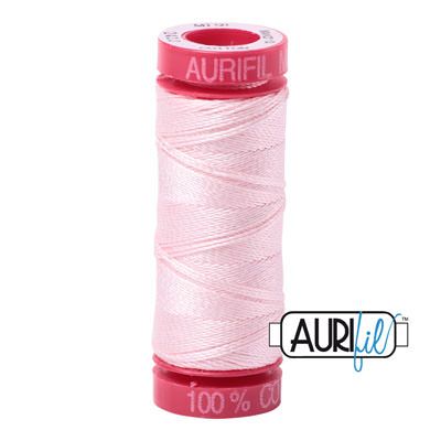 Aurifil 12 Cotton Thread 2410 Pale Pink