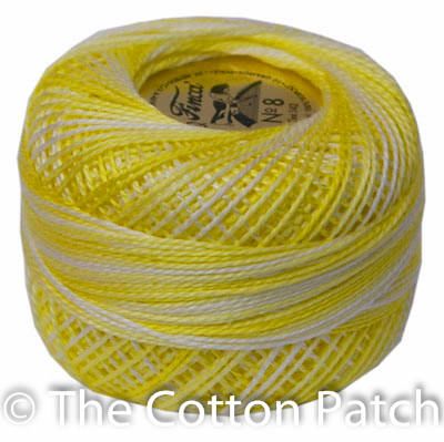 Presencia Perle Cotton #8 Variegated Thread: Colour 9025