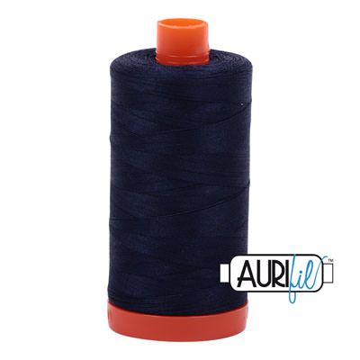 Aurifil 50/2 Very Dark Navy Thread 2785