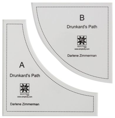 Drunkard's Path Acrylic Templates EZ Quilting