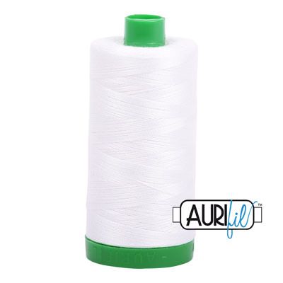 Aurifil 40 Cotton Thread Natural White Thread 2021