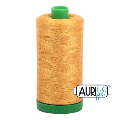 Aurifil 40 Cotton Thread 2140 Orange Mustard