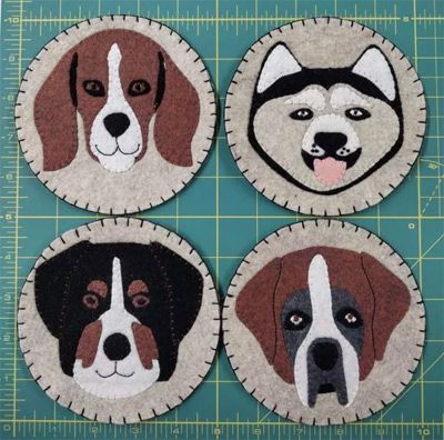 Dog Coasters Kit Rachels of Greenfield