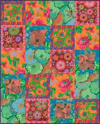 Kaffe Fassett Collective Crocosmia Accents Fat Quarter Bundle