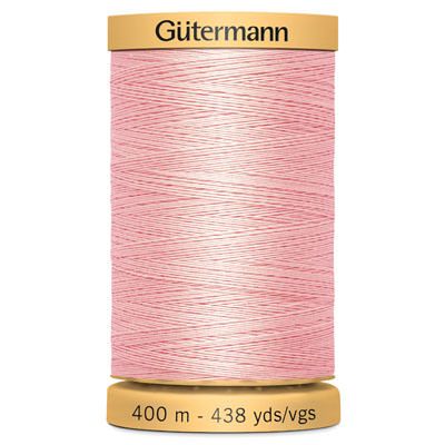 Gutermann Natural Cotton 50 Weight Thread 400m 2538 Candy Floss