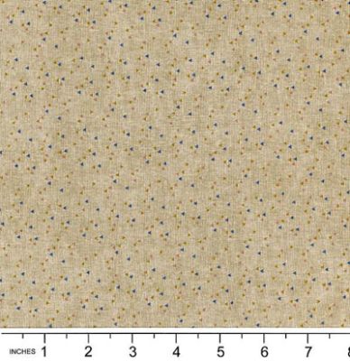 Country Coordinates fabric: Tiny Triangles Sand (per 1/4 metre)