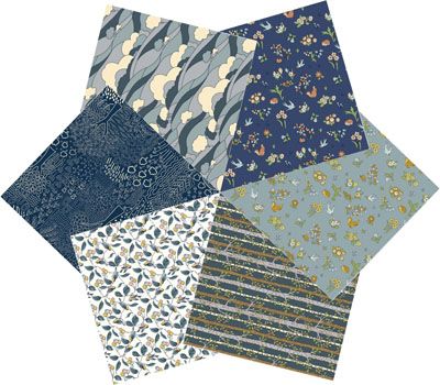 Liberty Woodland Walk Lake Fat Quarter Pack