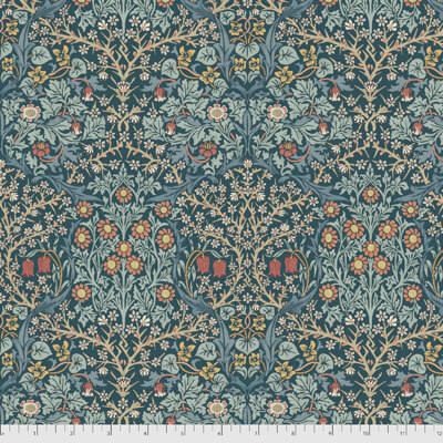 Granada Fabric: Blackthorn Indigo (per 1/4 metre)