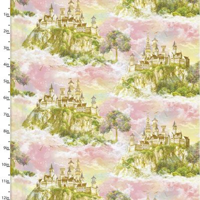 Princess Dreams fabric: Castle in the Sky