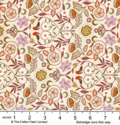 Isabella fabric: Isabella, Spiced Plum