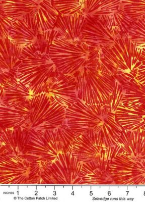 Bali Batik Handpaints Fabric: Spice It Up Singapore (per 1/4 metre)