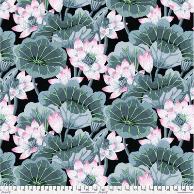 Kaffe Fassett Fabric Lake Blossoms Contrast (per 1/4 metre)