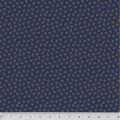 Alexandra Fabric: Wildberries Navy (per 1/4 metre)