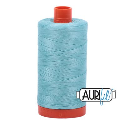 Aurifil 50 Light Turquoise Thread 5006