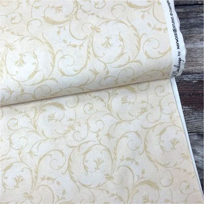 Beautiful Backing: Sweet Cream (per 1/4 metre)