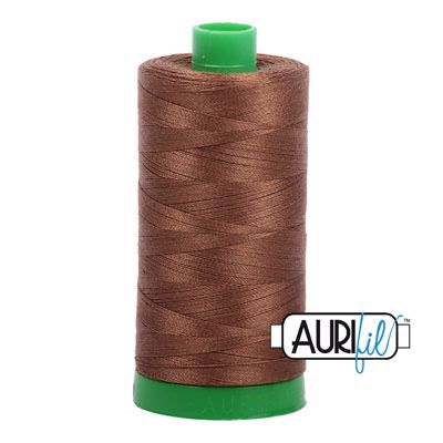 Aurifil 40 Cotton Thread 2372 Dark Antique Gold