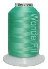 Deco Bob: 80wt 2ply Polyester Thread 2000m Spool Mint Green