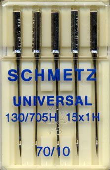 Schmetz Universal Sewing Machine Needles Size 70/10