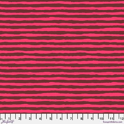 Kaffe Fassett Collective: Comb Stripe Pink (per 1/4 metre)