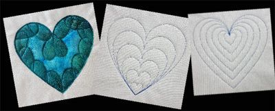 Westalee Ruler Hearts Set of 6 Templates  Low Shank