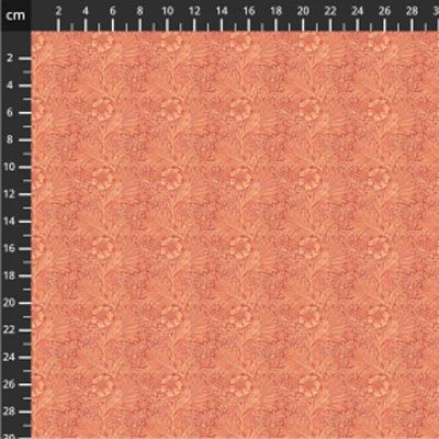 SophistiCats Fabric: Damask peach (per 1/4 metre)