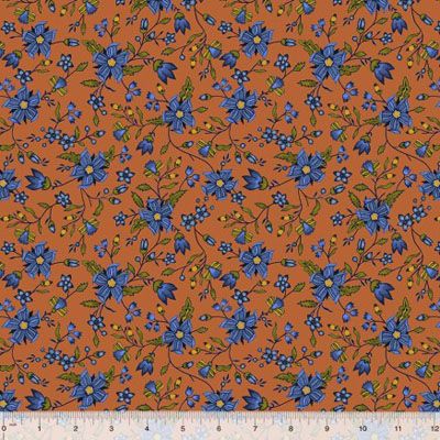 Alexandra Fabric: Vining Copper (per 1/4 metre)