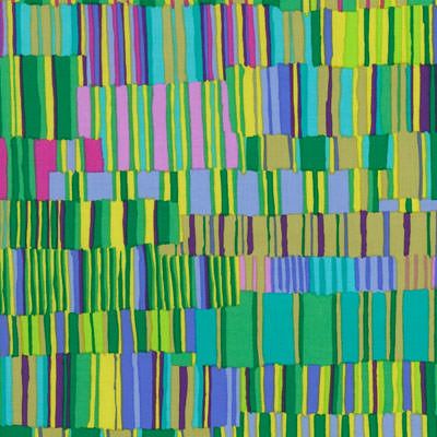 Kaffe Fassett Fabric Shirt Stripe Green (per 1/4 metre)