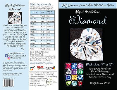 MJ Kinman's The Birthstone Series: Pattern  April Diamond