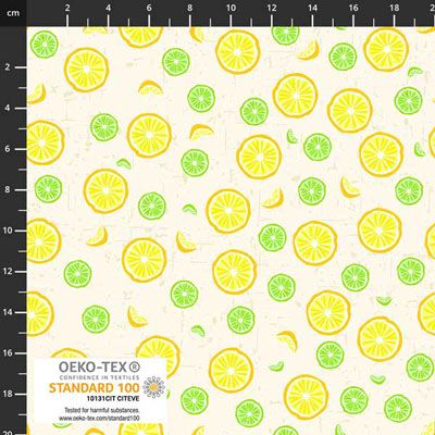 Citronella fabrics: Lemons and Limes