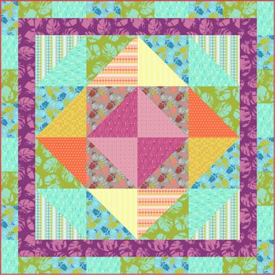 My Favourites Mod Cloth Hibiscus Quilt kit