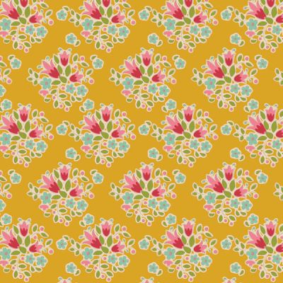 Tilda fabric: Creating Memories Spring Lulu Yellow