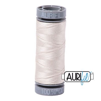 Aurifil 28 Weight Cotton Thread 2309 Silver White