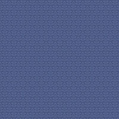 Midnight Meadow fabric: Flower Bud, Blue