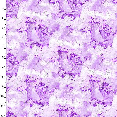 Arctic Wonder fabric: Cracked Ice Purple/Silver (per 1/4 metre)